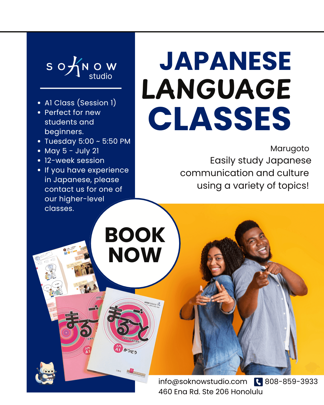 New Marugoto Japanese session for May!